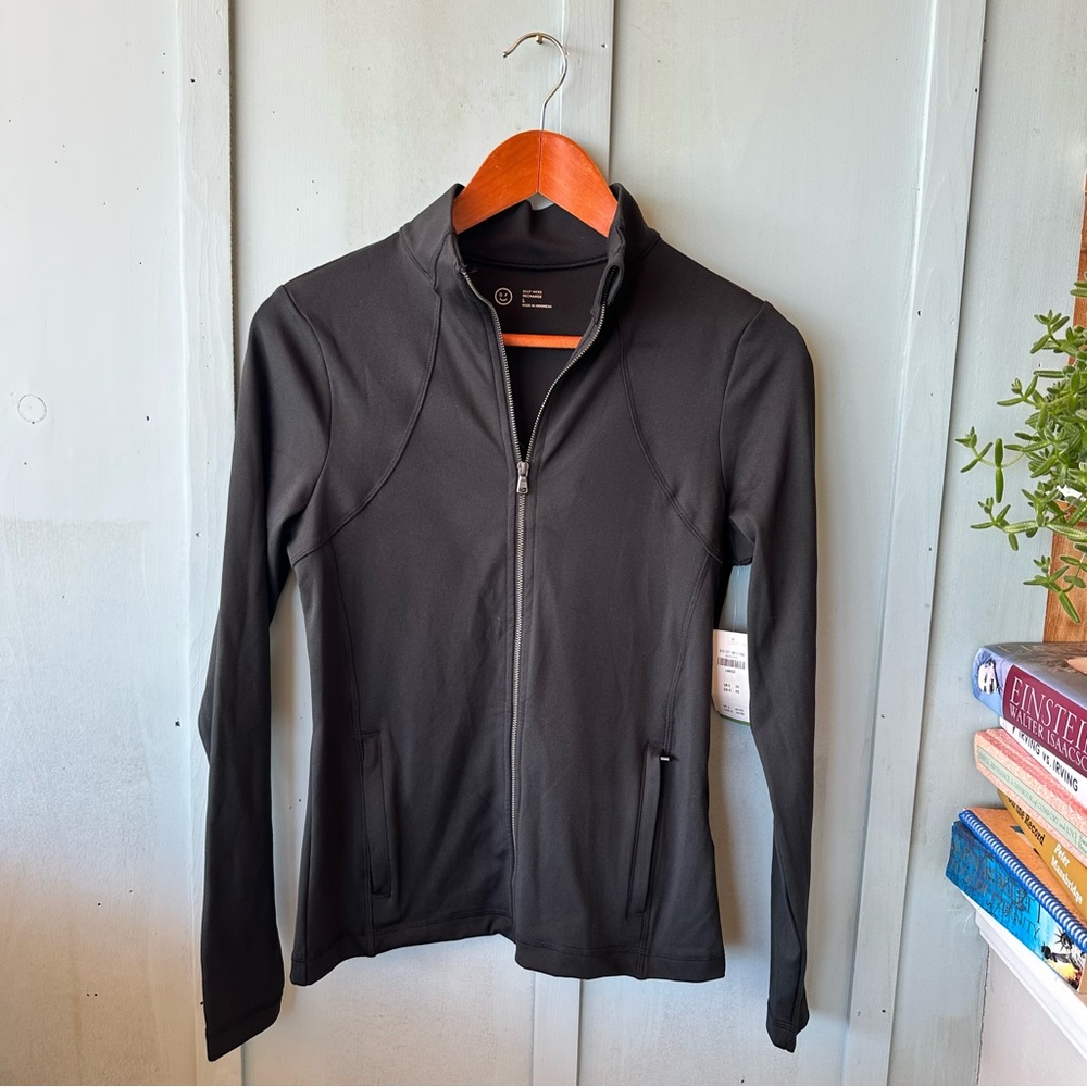 NWT Hollister Gilly Hicks Active Recharge Zip Up Jacket Activewear Workout SZ L - Picture 3 of 6